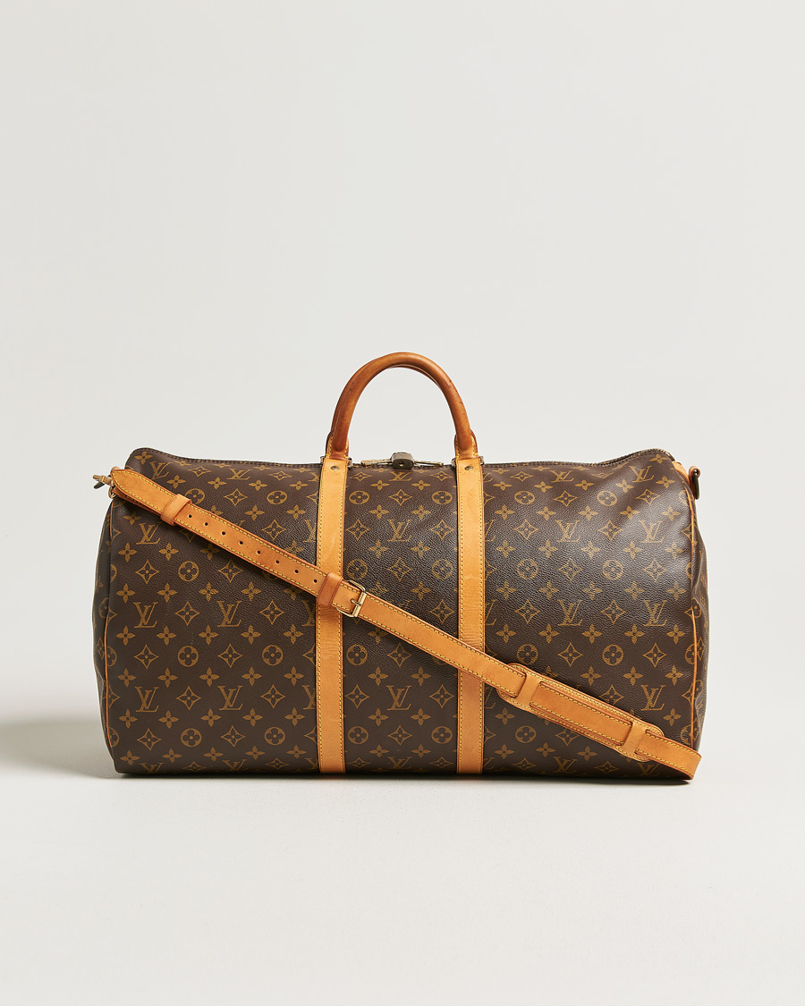 Mies | Louis Vuitton Pre-Owned Keepall Bandouliére 55 Monogram | Louis Vuitton Pre-Owned | Keepall Bandouliére 55 Monogram