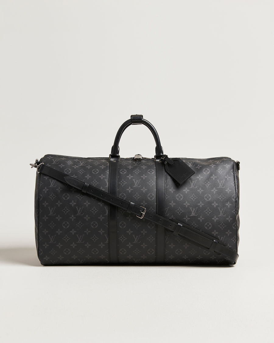 Mies | Louis Vuitton Pre-Owned Keepall Bandouliére 55 Monogram Eclipse | Louis Vuitton Pre-Owned | Keepall Bandouliére 55 Monogram Eclipse