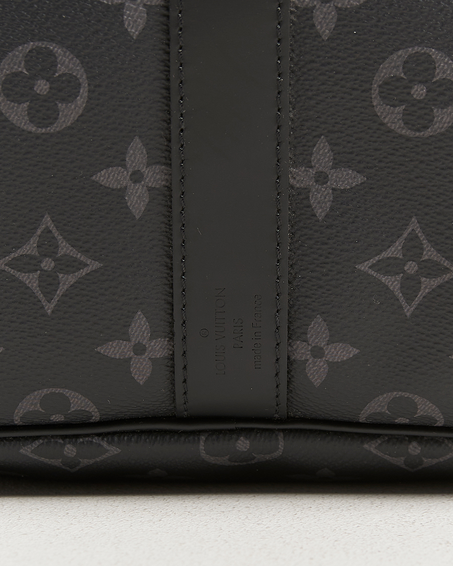 Mies | Louis Vuitton Pre-Owned Keepall Bandouliére 55 Monogram Eclipse | Louis Vuitton Pre-Owned | Keepall Bandouliére 55 Monogram Eclipse