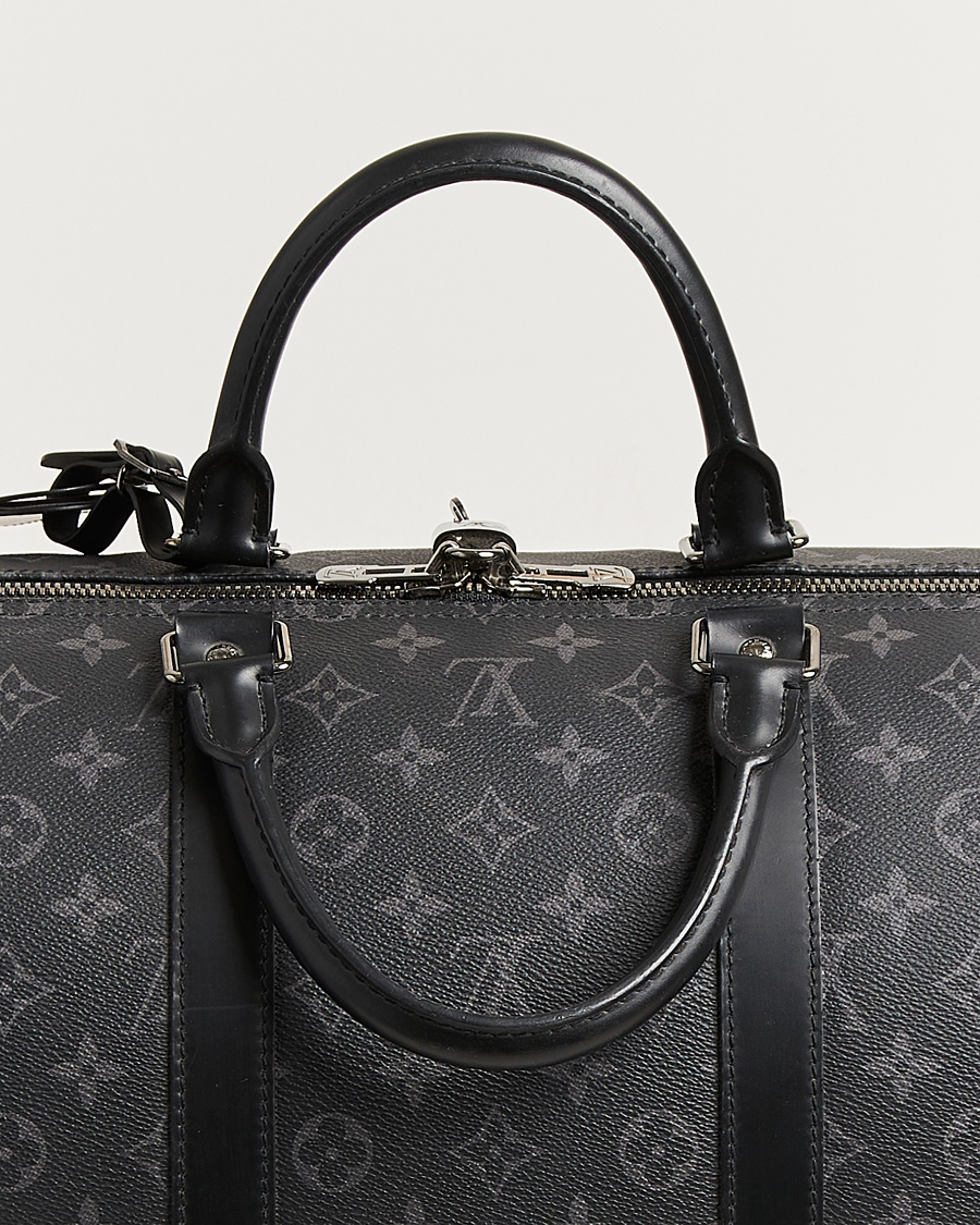 Mies | Louis Vuitton Pre-Owned Keepall Bandouliére 55 Monogram Eclipse | Louis Vuitton Pre-Owned | Keepall Bandouliére 55 Monogram Eclipse