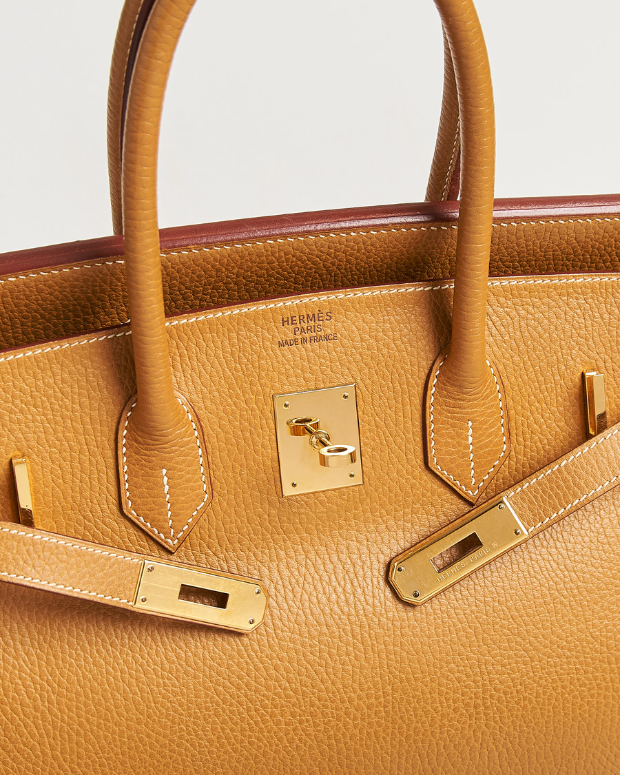 Mies | Pre-Owned & Vintage Bags | Hermès Pre-Owned | Birkin 35 Ardennes Gold