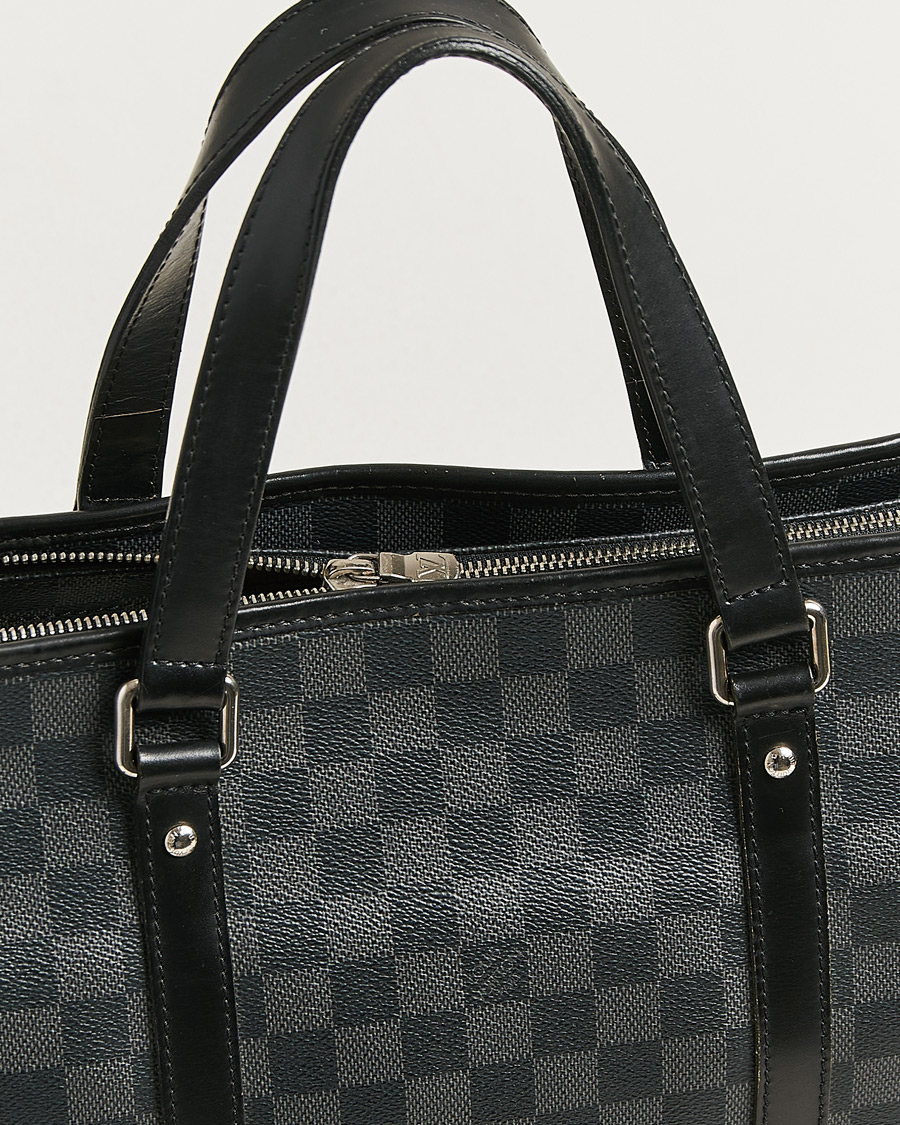 Mies | Pre-Owned & Vintage Bags | Louis Vuitton Pre-Owned | Tadao Tote Bag Damier Graphite