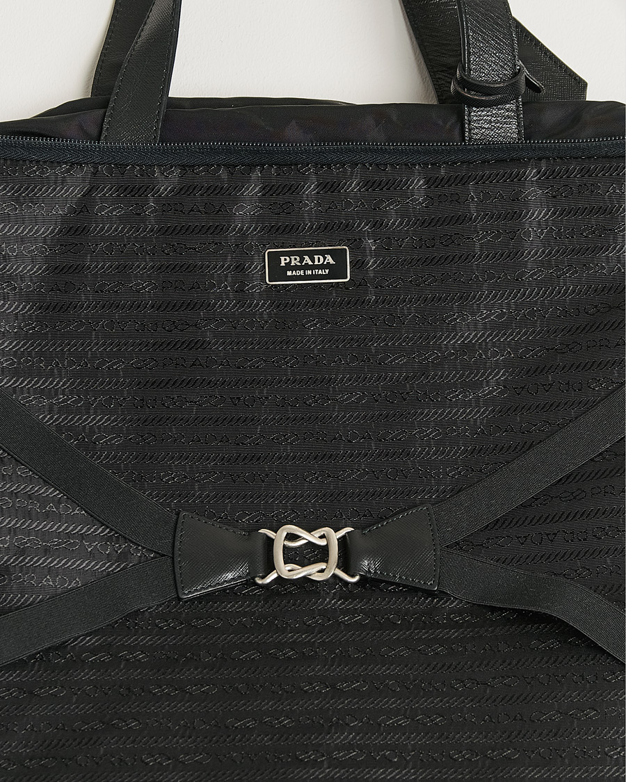 Mies | Pre-Owned & Vintage Bags | Prada Pre-Owned | Tessuto Nylon Document Bag Black
