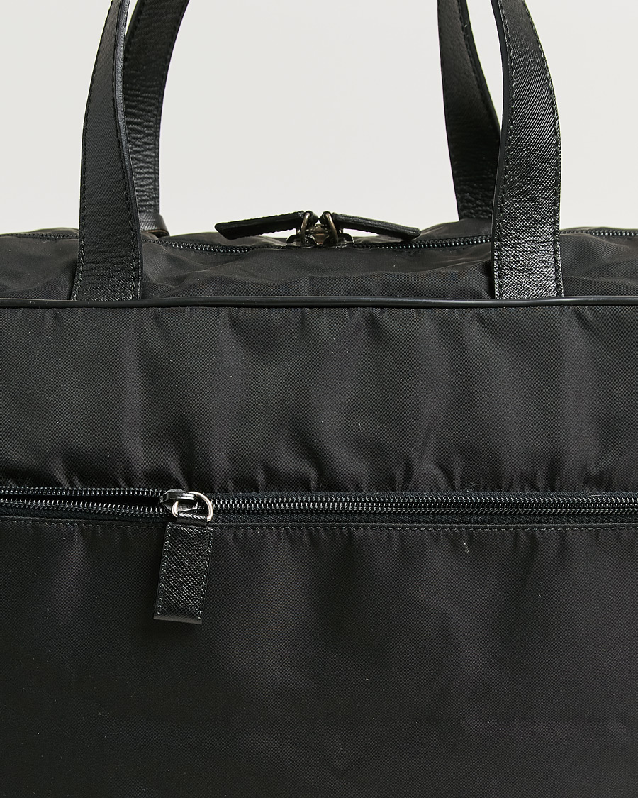 Mies | Pre-Owned & Vintage Bags | Prada Pre-Owned | Tessuto Nylon Document Bag Black