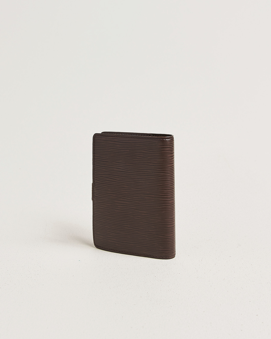 Mies | Pre-Owned & Vintage Bags | Louis Vuitton Pre-Owned | Small Ring Agenda Cover Epi Leather Brown