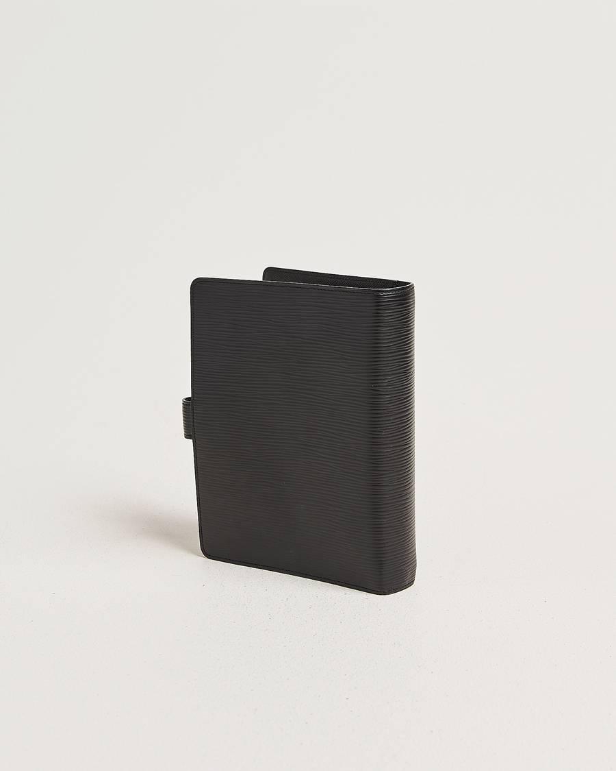 Mies | Pre-Owned & Vintage Bags | Louis Vuitton Pre-Owned | Medium Ring Agenda Cover Epi Leather Black