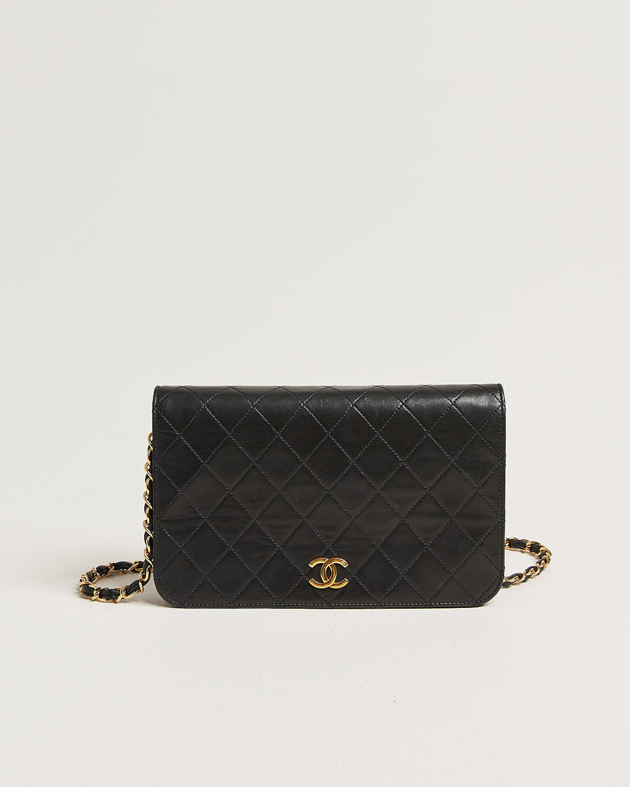 Mies | Pre-Owned & Vintage Bags | Chanel Pre-Owned | Classic Single Flap Bag Lambskin Small Black