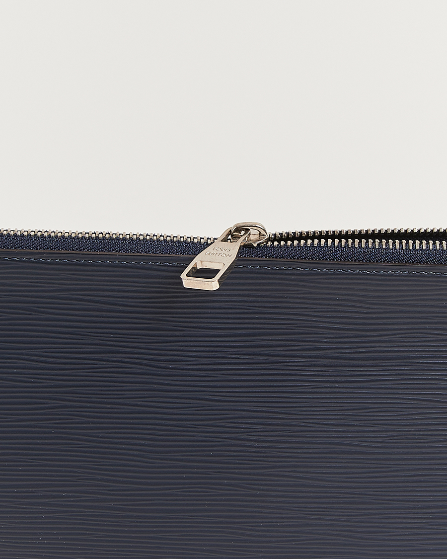 Mies | Pre-Owned & Vintage Bags | Louis Vuitton Pre-Owned | Porte Documents Epi Leather Navy
