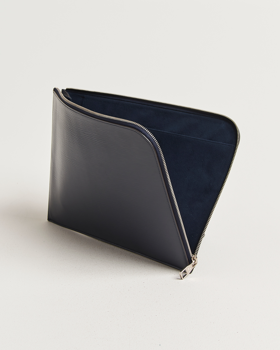 Mies | Pre-Owned & Vintage Bags | Louis Vuitton Pre-Owned | Porte Documents Epi Leather Navy