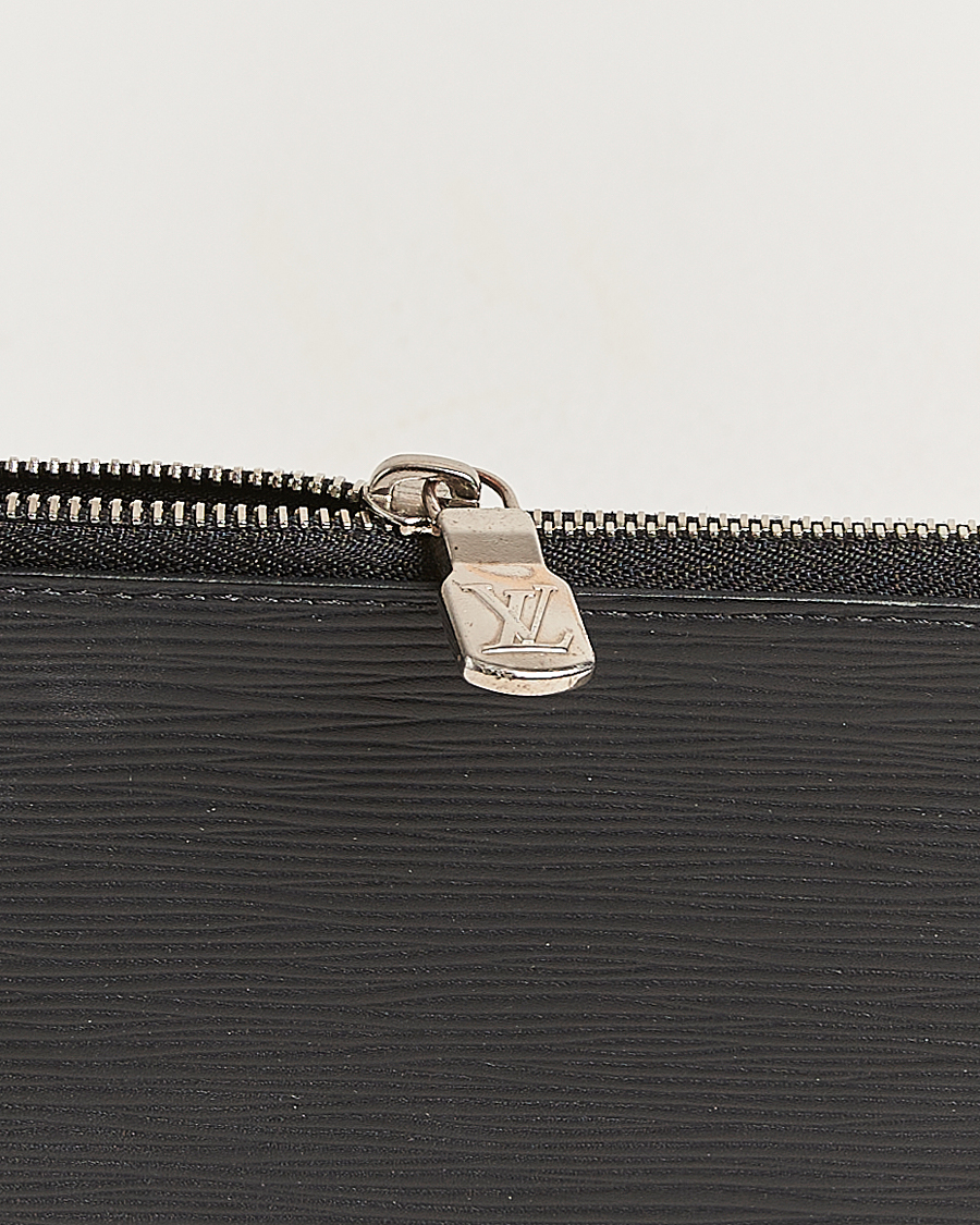 Mies | Pre-Owned & Vintage Bags | Louis Vuitton Pre-Owned | Porte Documents Epi Leather Black