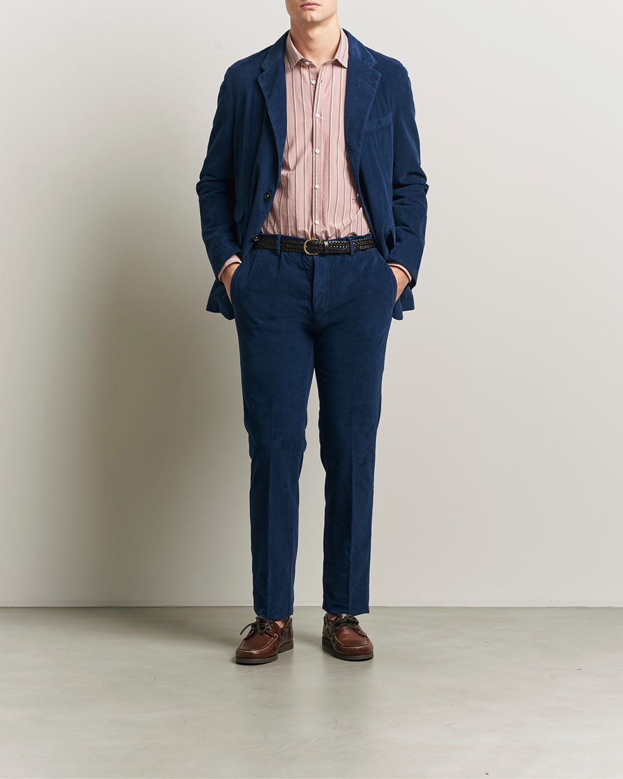 Mies | Puvut | Massimo Alba | Sloop Corduroy Suit Midnight Blue