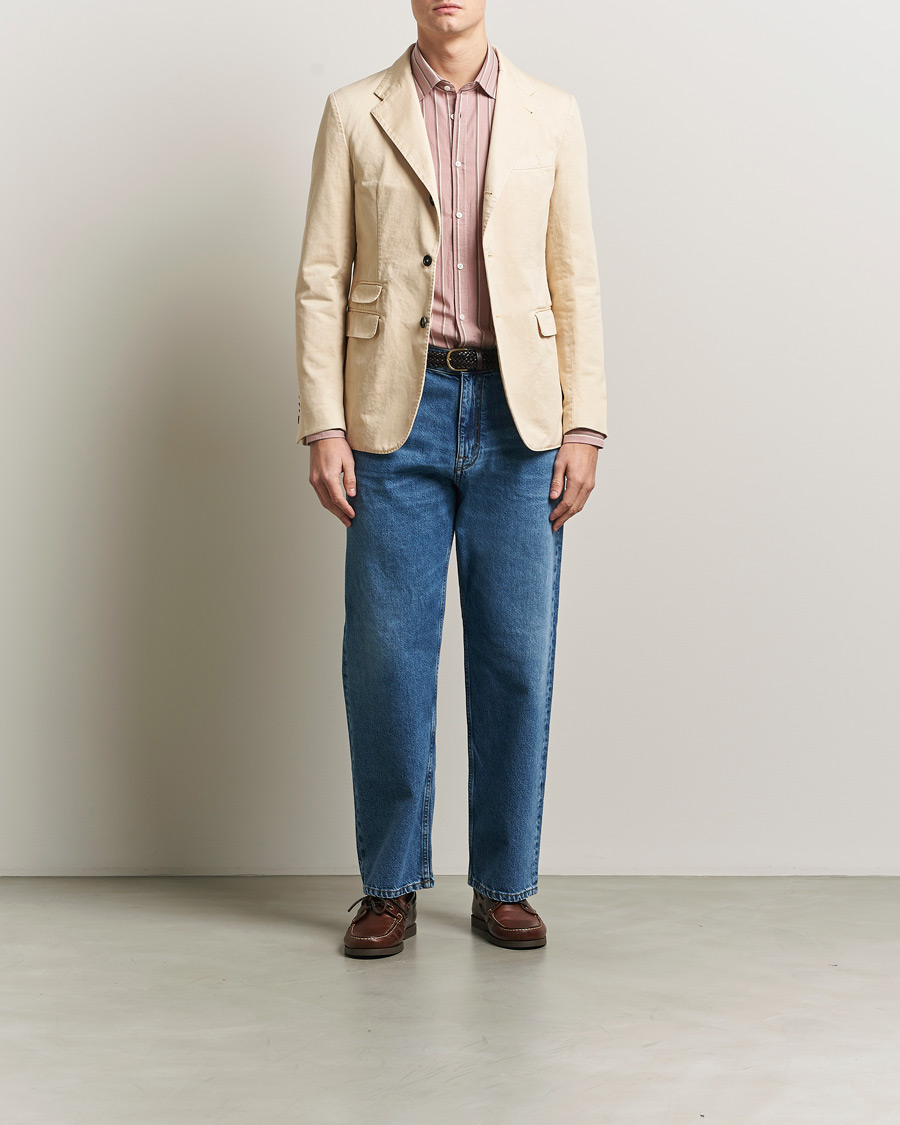 Mies | Pikkutakit | Massimo Alba | Sloop Cotton Blazer Light Beige