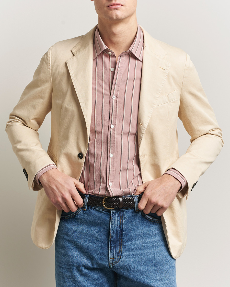 Mies | Pikkutakit | Massimo Alba | Sloop Cotton Blazer Light Beige