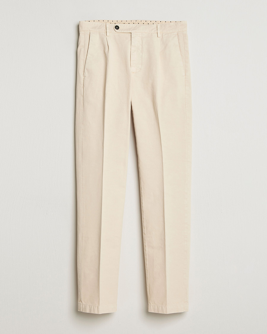Mies | Housut | Massimo Alba | Ionio Cotton Trousers Light Beige
