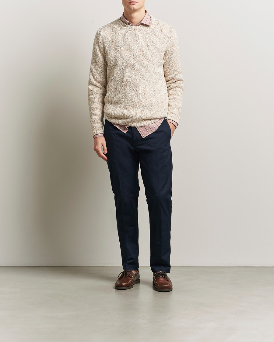 Mies | Housut | Massimo Alba | Winch Cotton Gabardine Trousers Navy