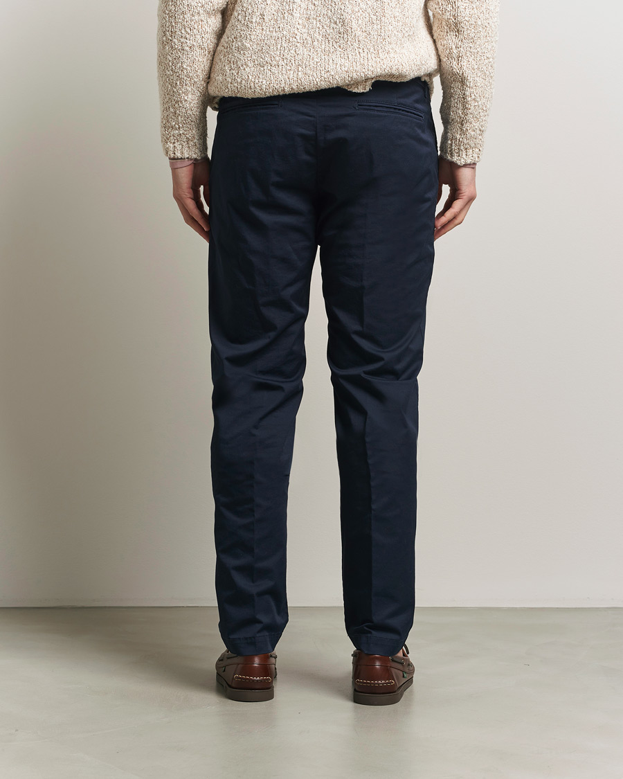 Mies | Housut | Massimo Alba | Winch Cotton Gabardine Trousers Navy