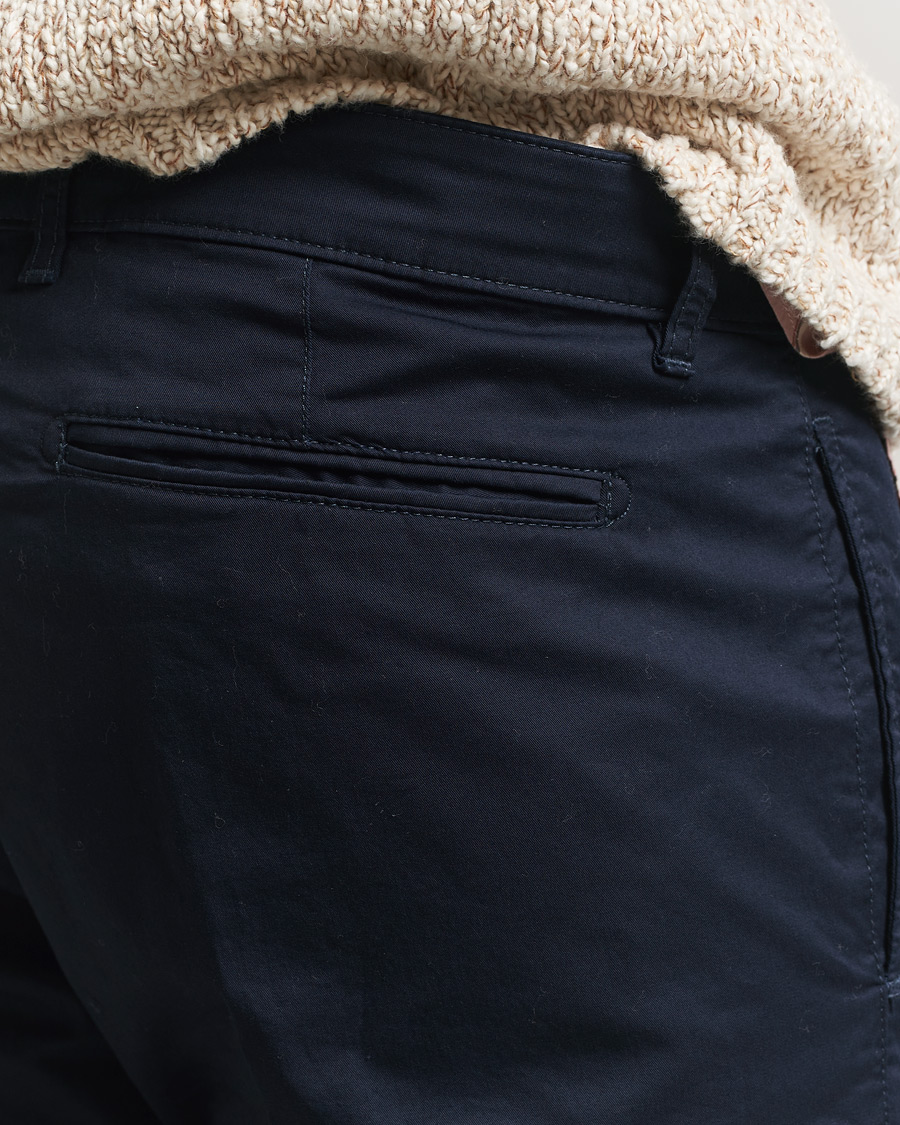 Mies | Housut | Massimo Alba | Winch Cotton Gabardine Trousers Navy