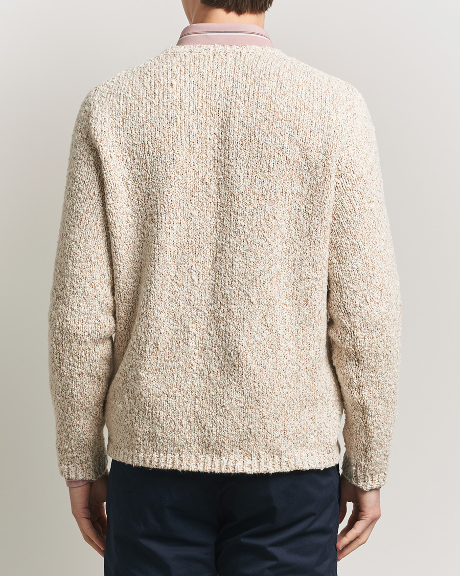Mies | Puserot | Massimo Alba | Cotton Boucle Sweater Bronze