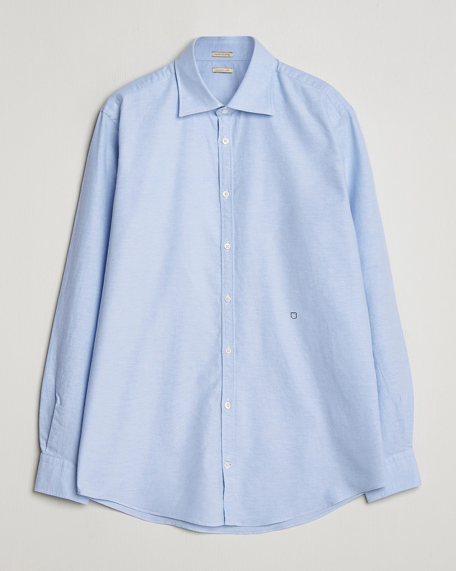 Miehet | Uutuudet | Massimo Alba | Genova Oxford Shirt Sky Blue