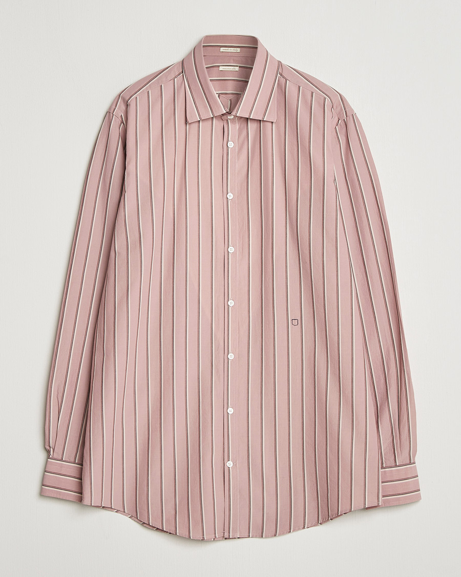 Mies | Kauluspaidat | Massimo Alba | Genova Striped Shirt Old Rose