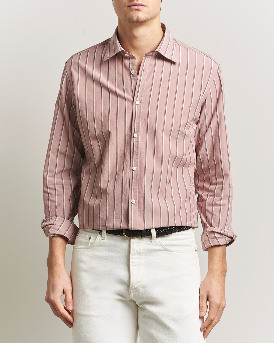 Mies | Kauluspaidat | Massimo Alba | Genova Striped Shirt Old Rose