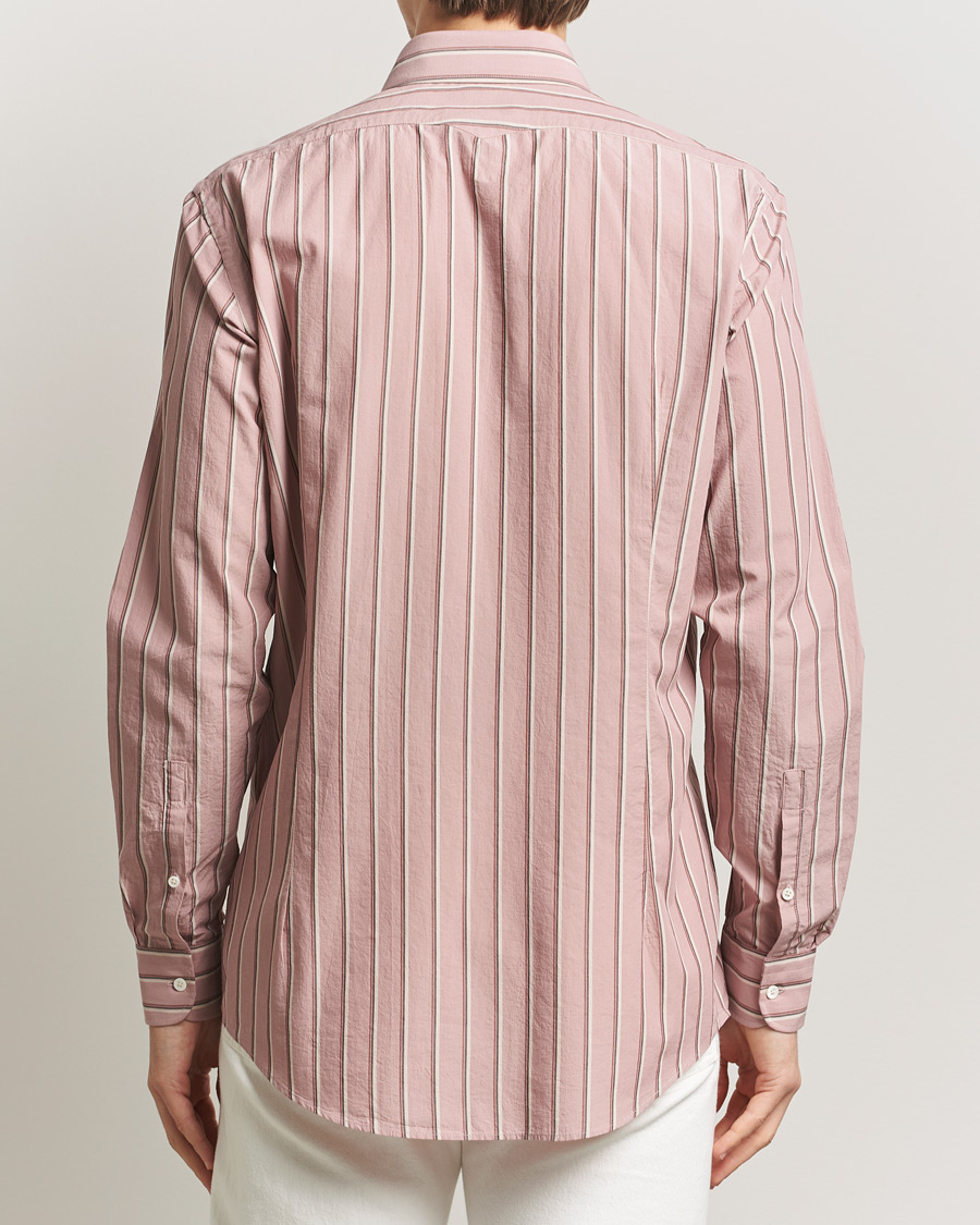 Mies | Kauluspaidat | Massimo Alba | Genova Striped Shirt Old Rose
