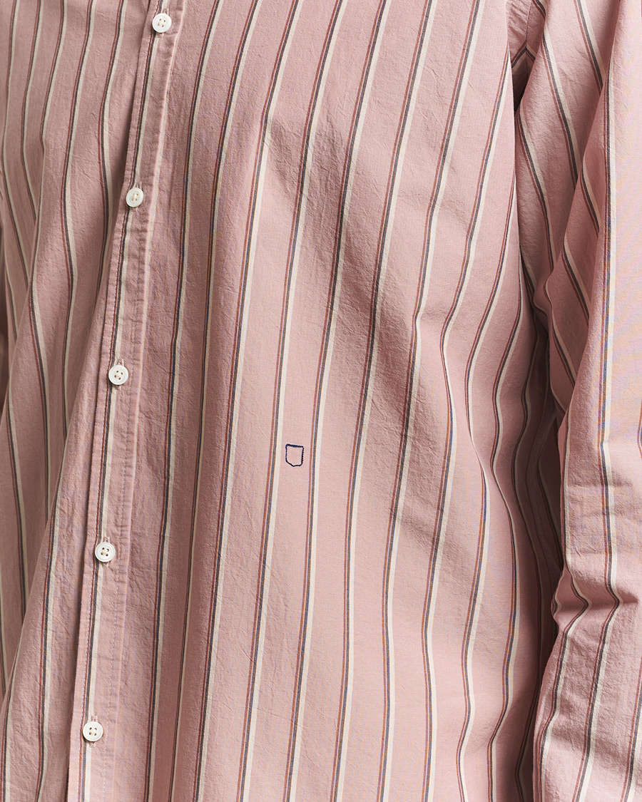 Mies | Kauluspaidat | Massimo Alba | Genova Striped Shirt Old Rose