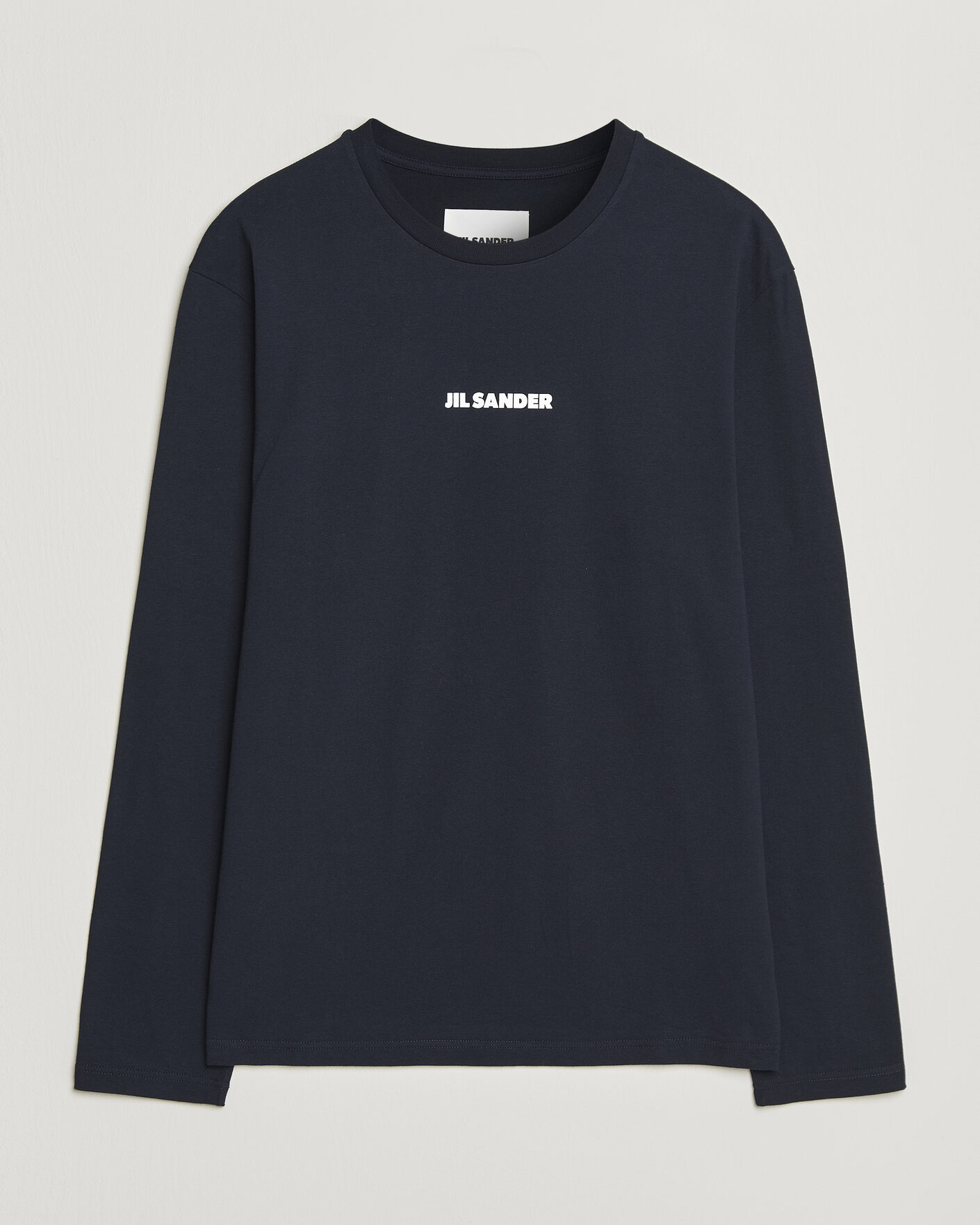 Mies | T-paidat | Jil Sander | Long Sleeve Logo T-Shirt Navy