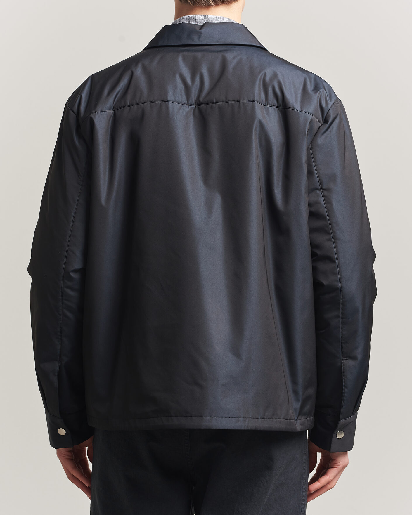 Mies | Takit | Jil Sander | Nylon Zip Jacket Navy