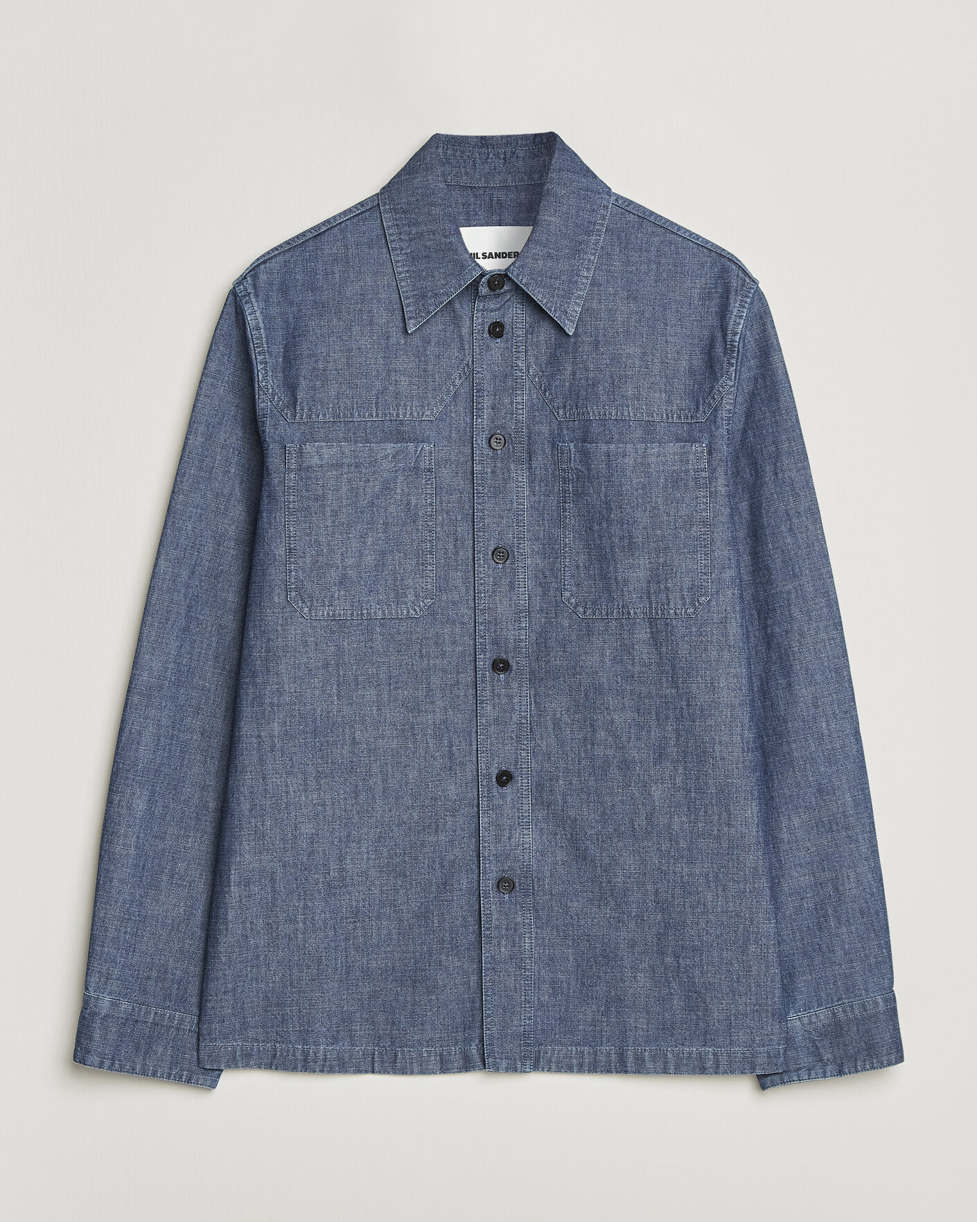 Mies | Kauluspaidat | Jil Sander | Denim Overshirt Indigo Blue