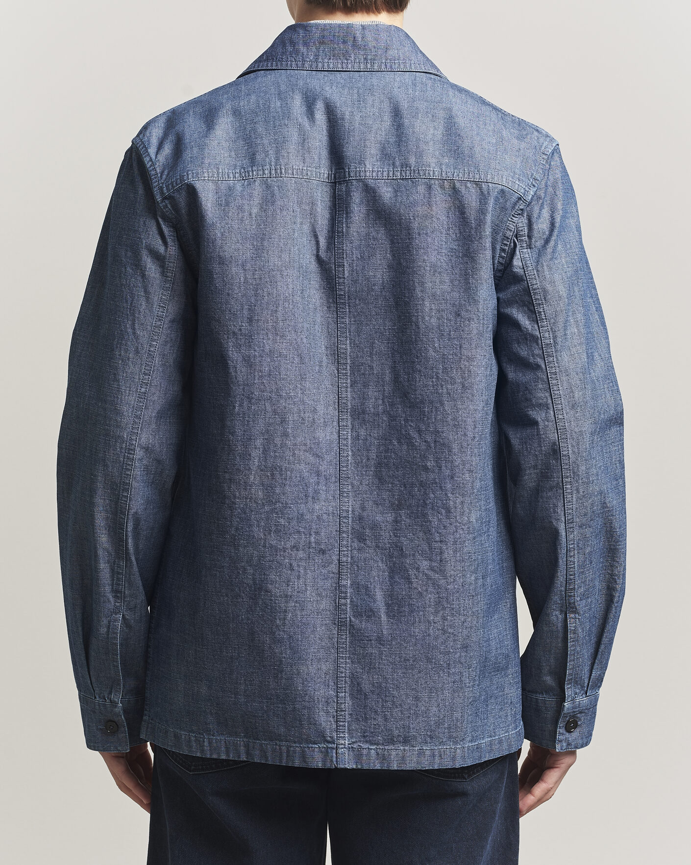 Mies | Kauluspaidat | Jil Sander | Denim Overshirt Indigo Blue