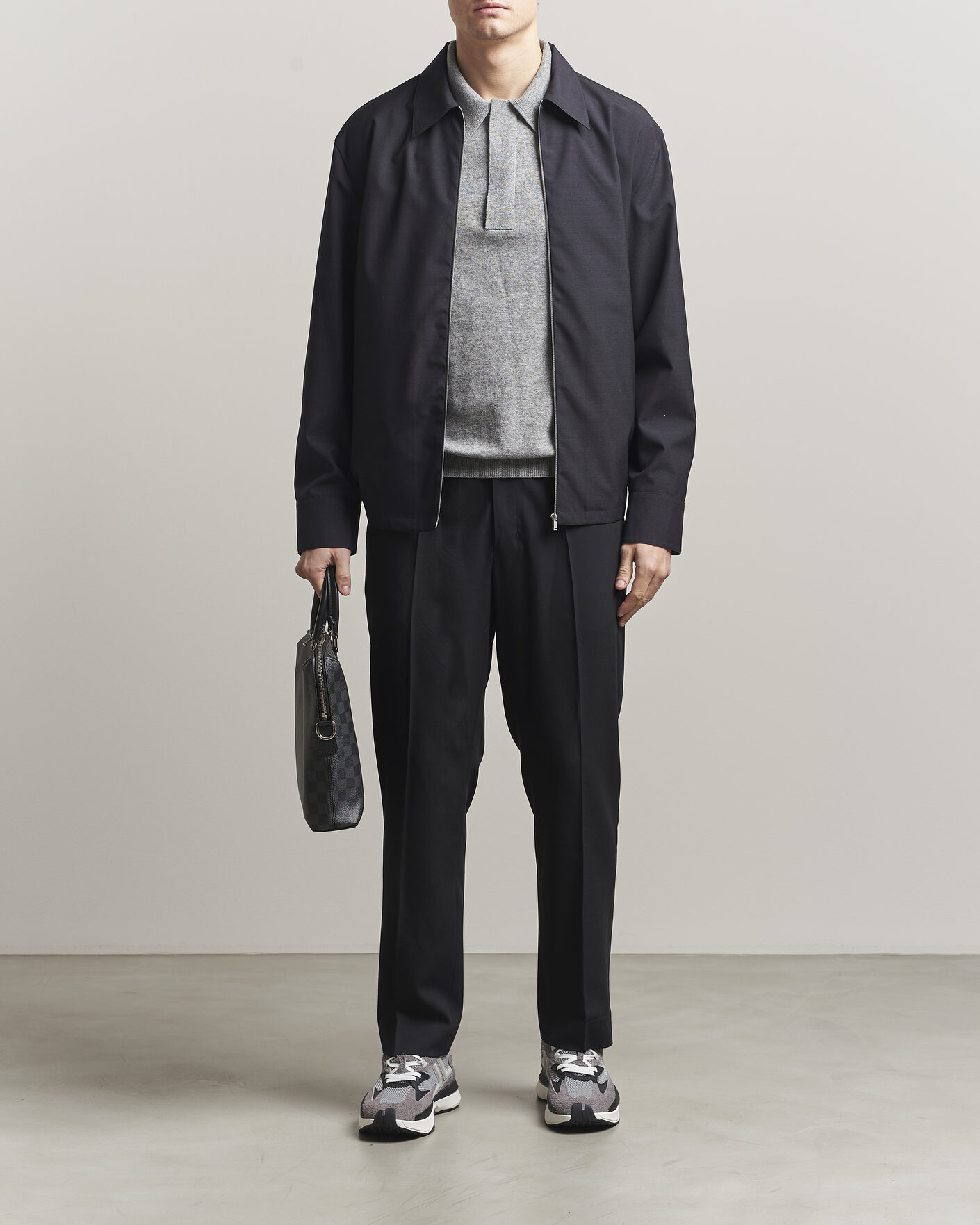 Mies | Kauluspaidat | Jil Sander | Zip Shirt Blouson Navy