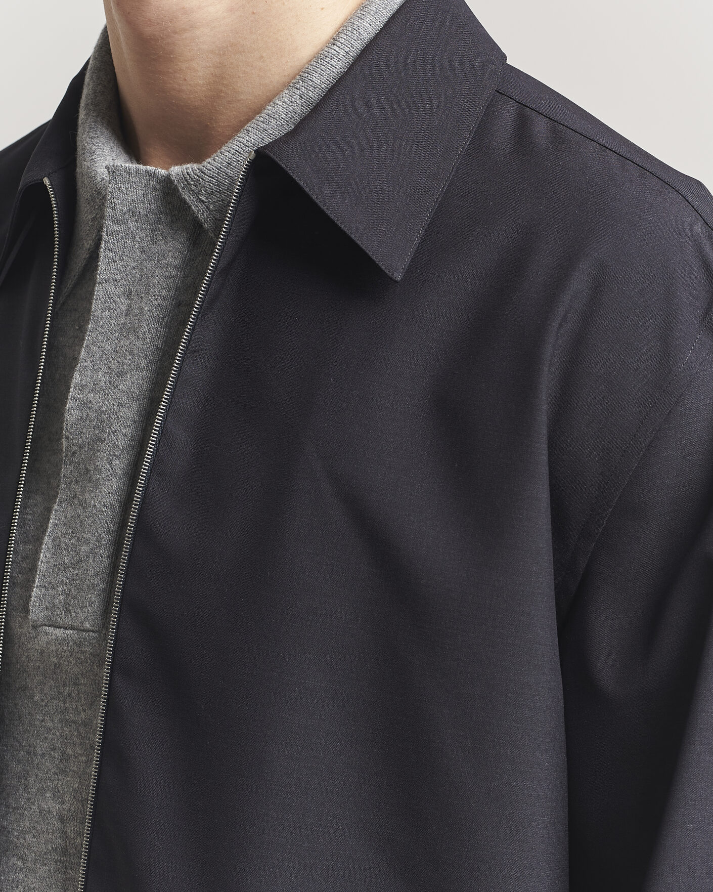 Mies | Kauluspaidat | Jil Sander | Zip Shirt Blouson Navy