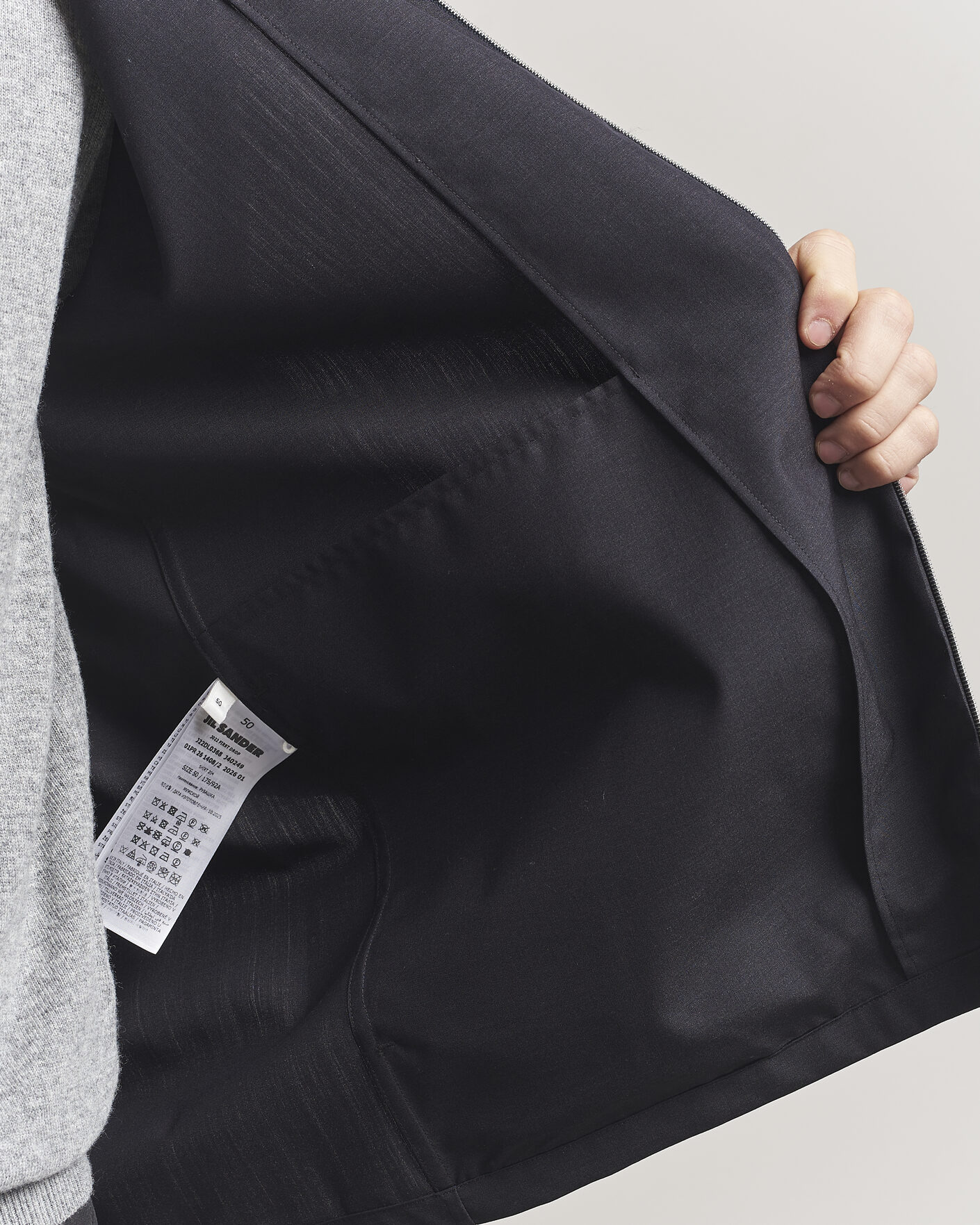 Mies | Kauluspaidat | Jil Sander | Zip Shirt Blouson Navy