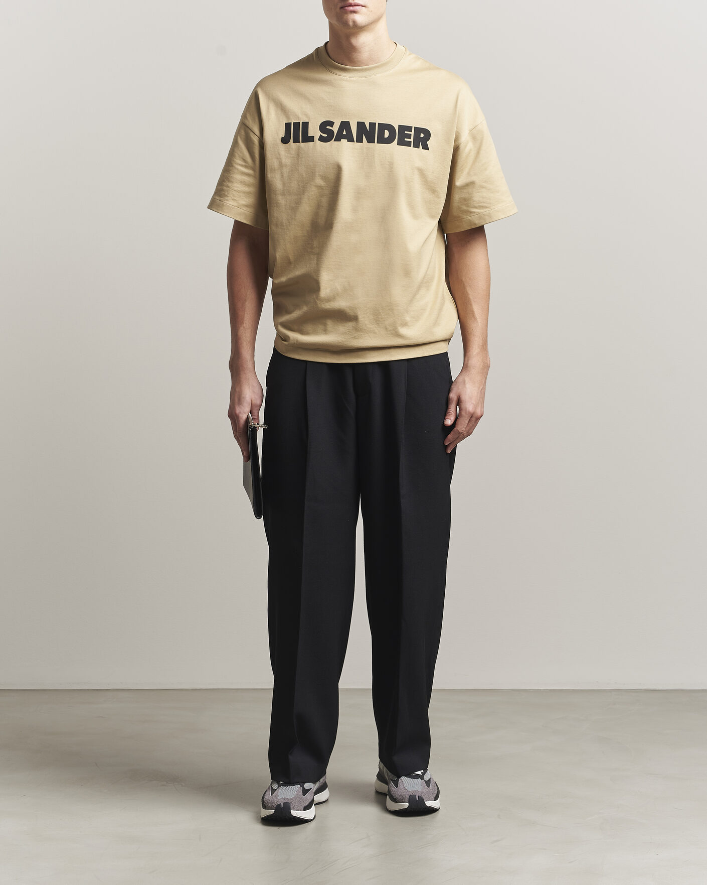 Mies | T-paidat | Jil Sander | Short Sleeve Logo T-Shirt  Khaki