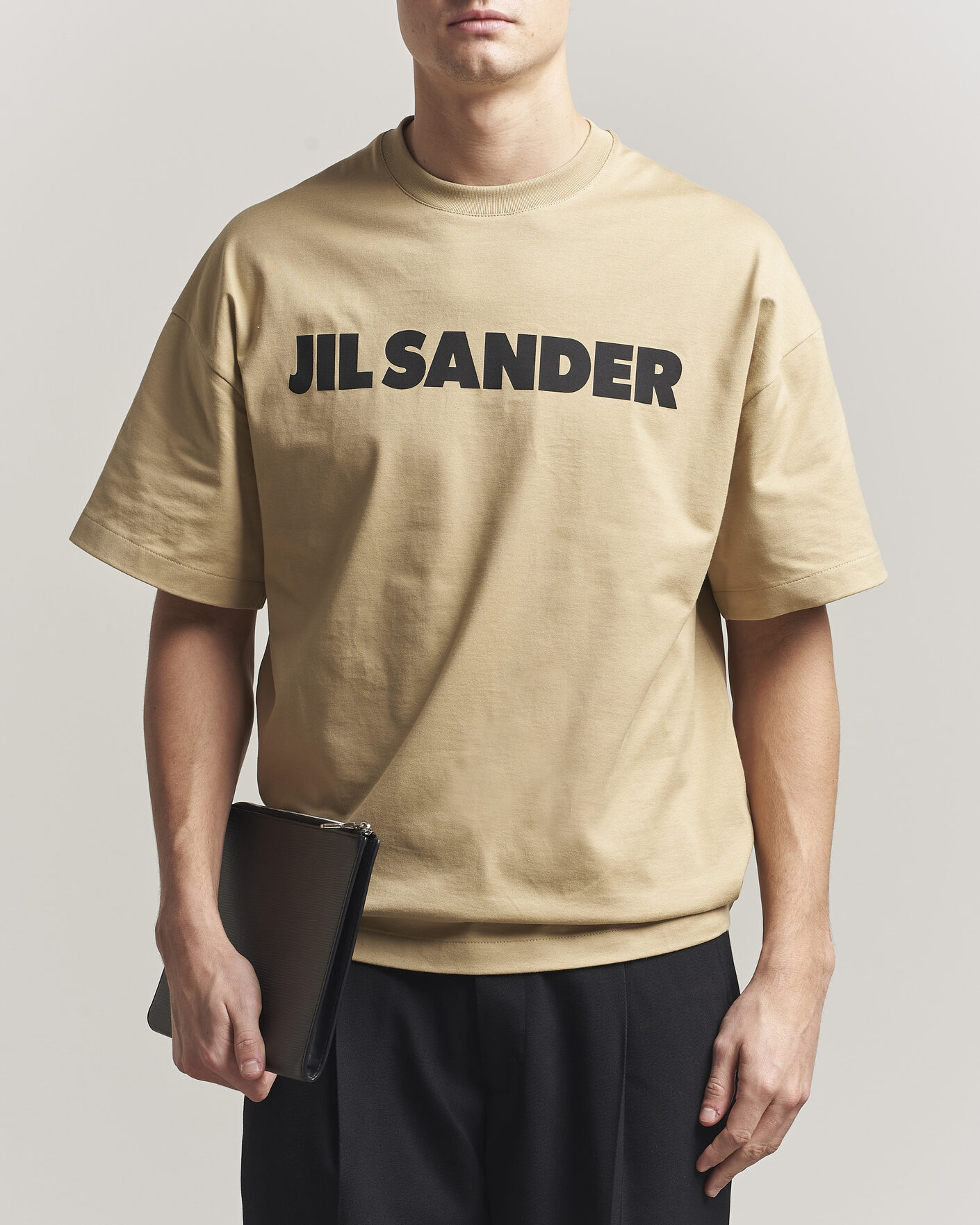 Mies | T-paidat | Jil Sander | Short Sleeve Logo T-Shirt  Khaki