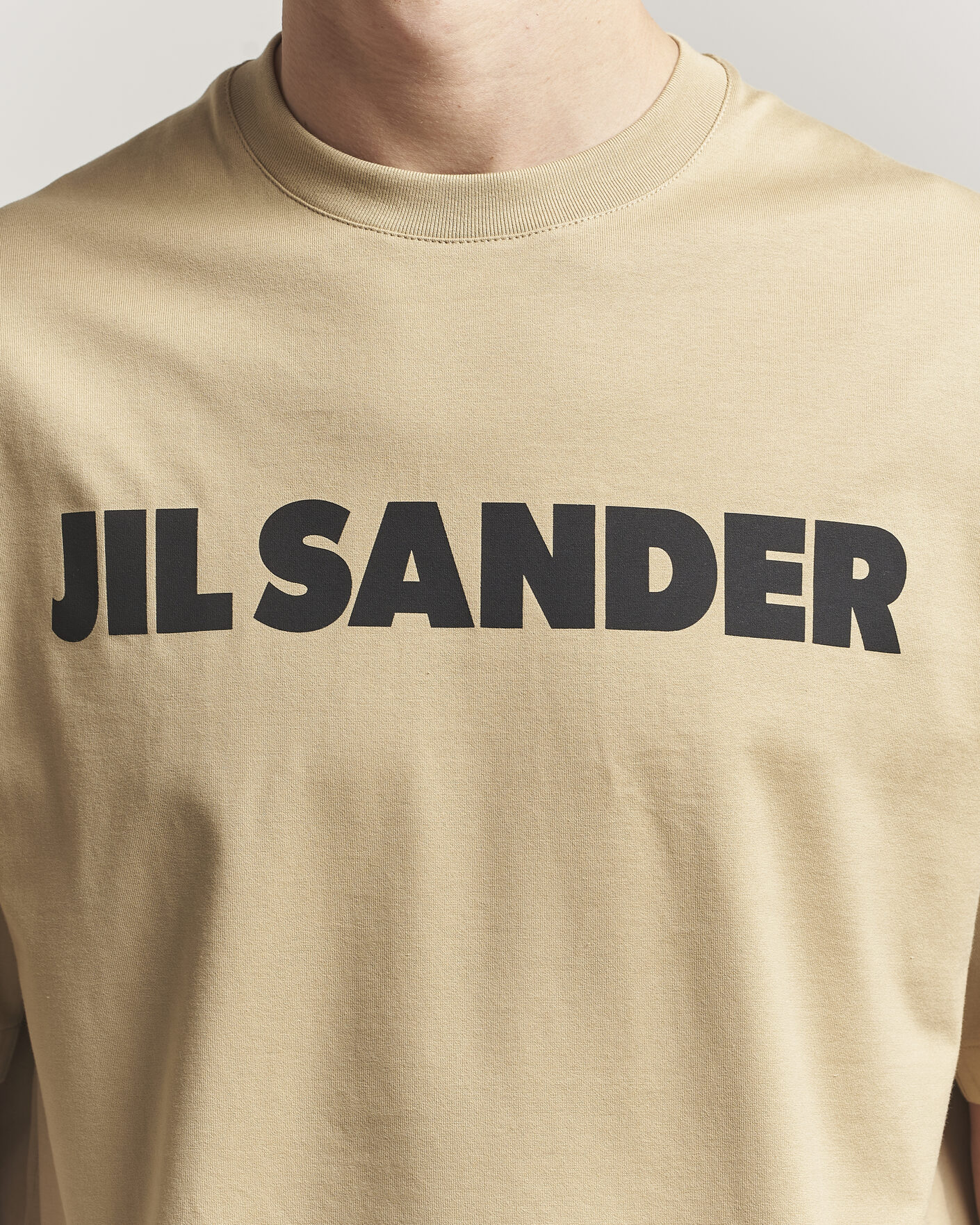 Mies | T-paidat | Jil Sander | Short Sleeve Logo T-Shirt  Khaki