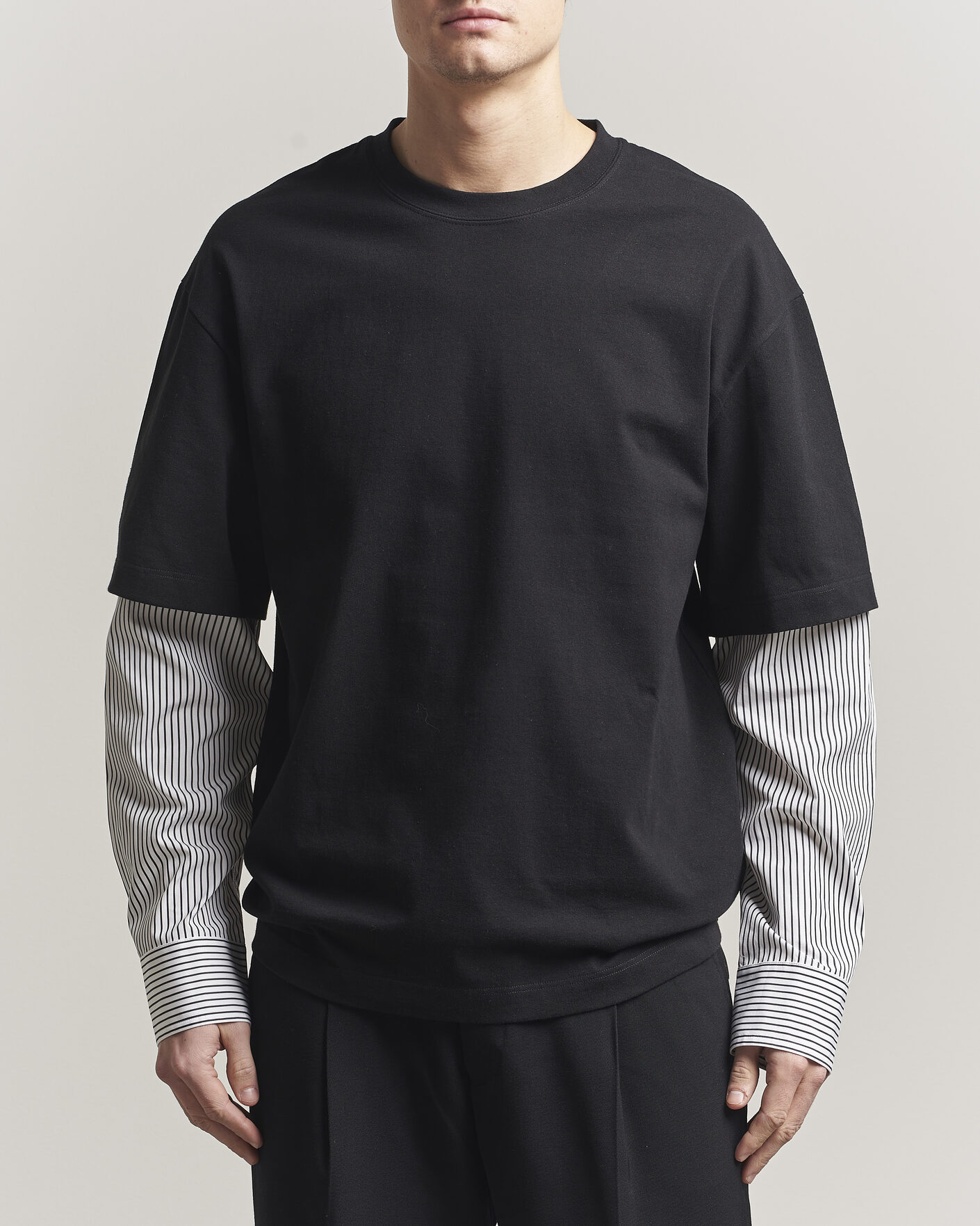 Mies | T-paidat | Jil Sander | Long Sleeve T-Shirt Black