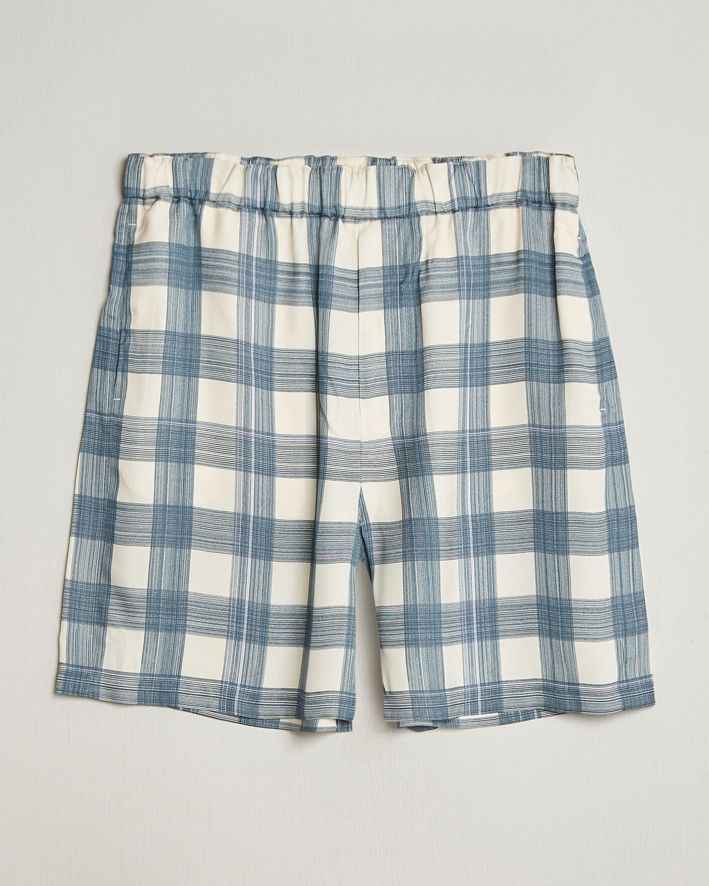Mies | Shortsit | Jil Sander | Vichy Check Shorts Blue/White