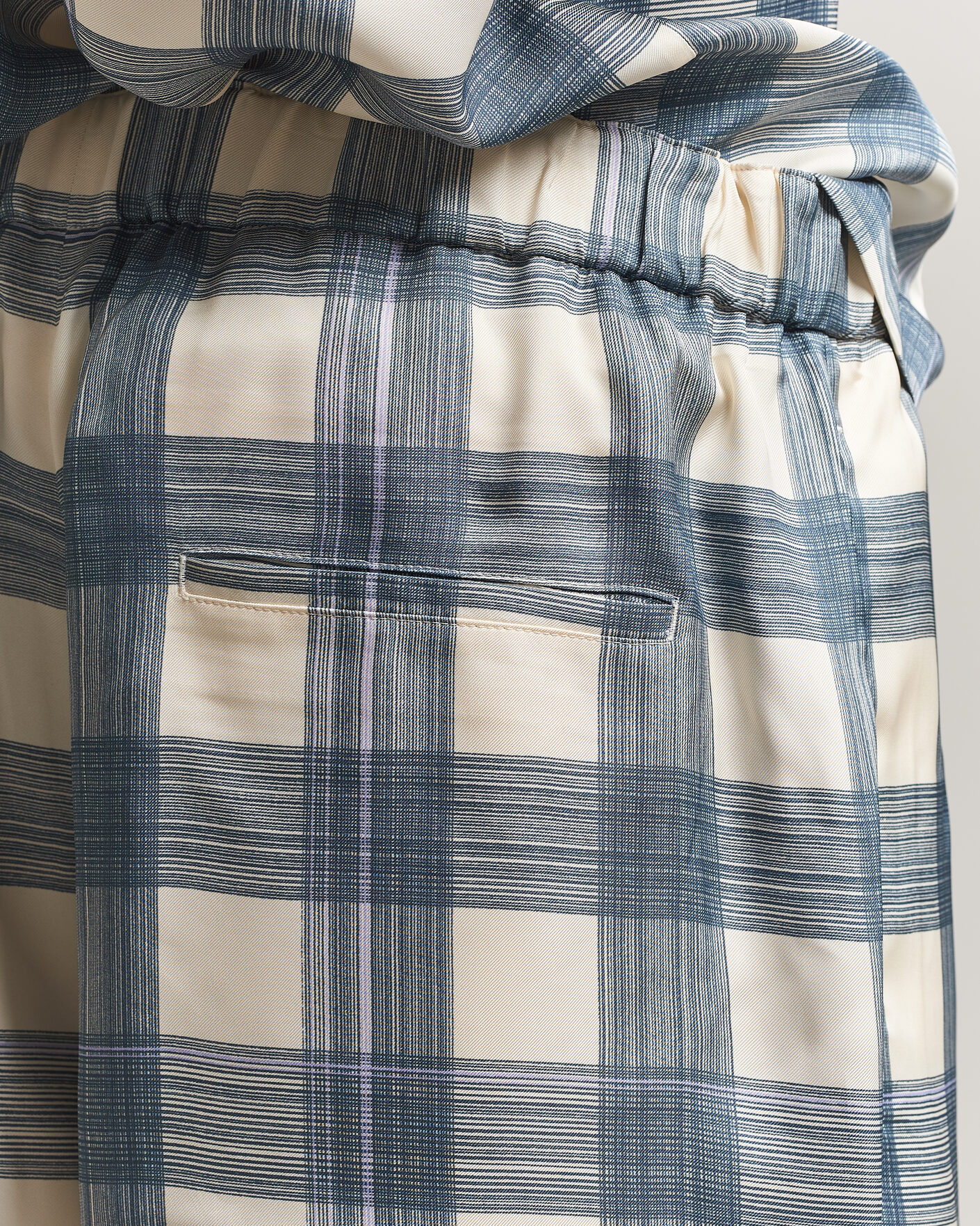 Mies | Shortsit | Jil Sander | Vichy Check Shorts Blue/White