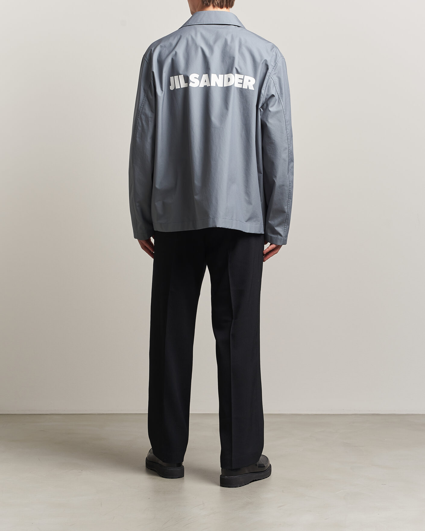 Mies | Takit | Jil Sander | Back Logo Bomber Jacket Grey