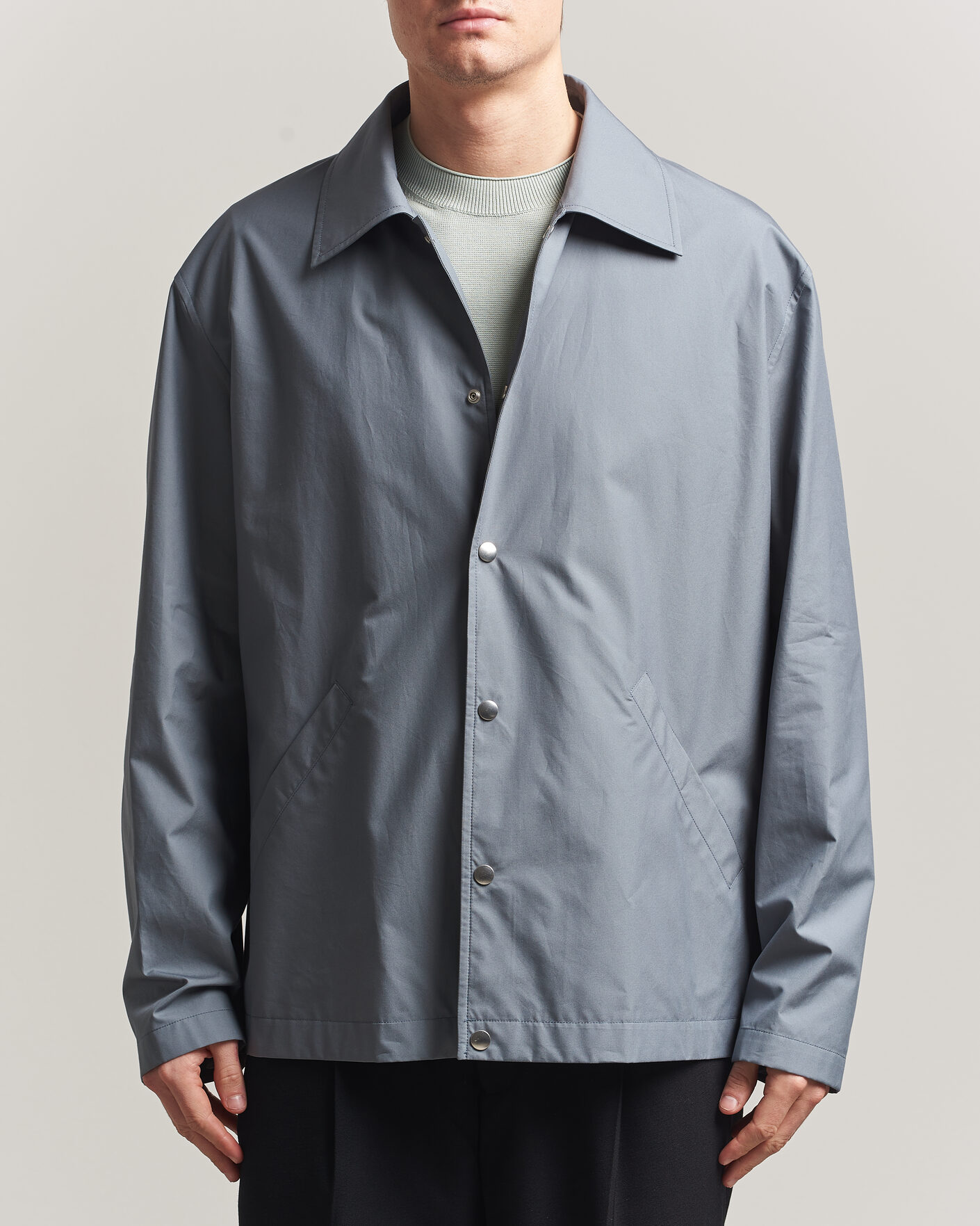 Mies | Takit | Jil Sander | Back Logo Bomber Jacket Grey