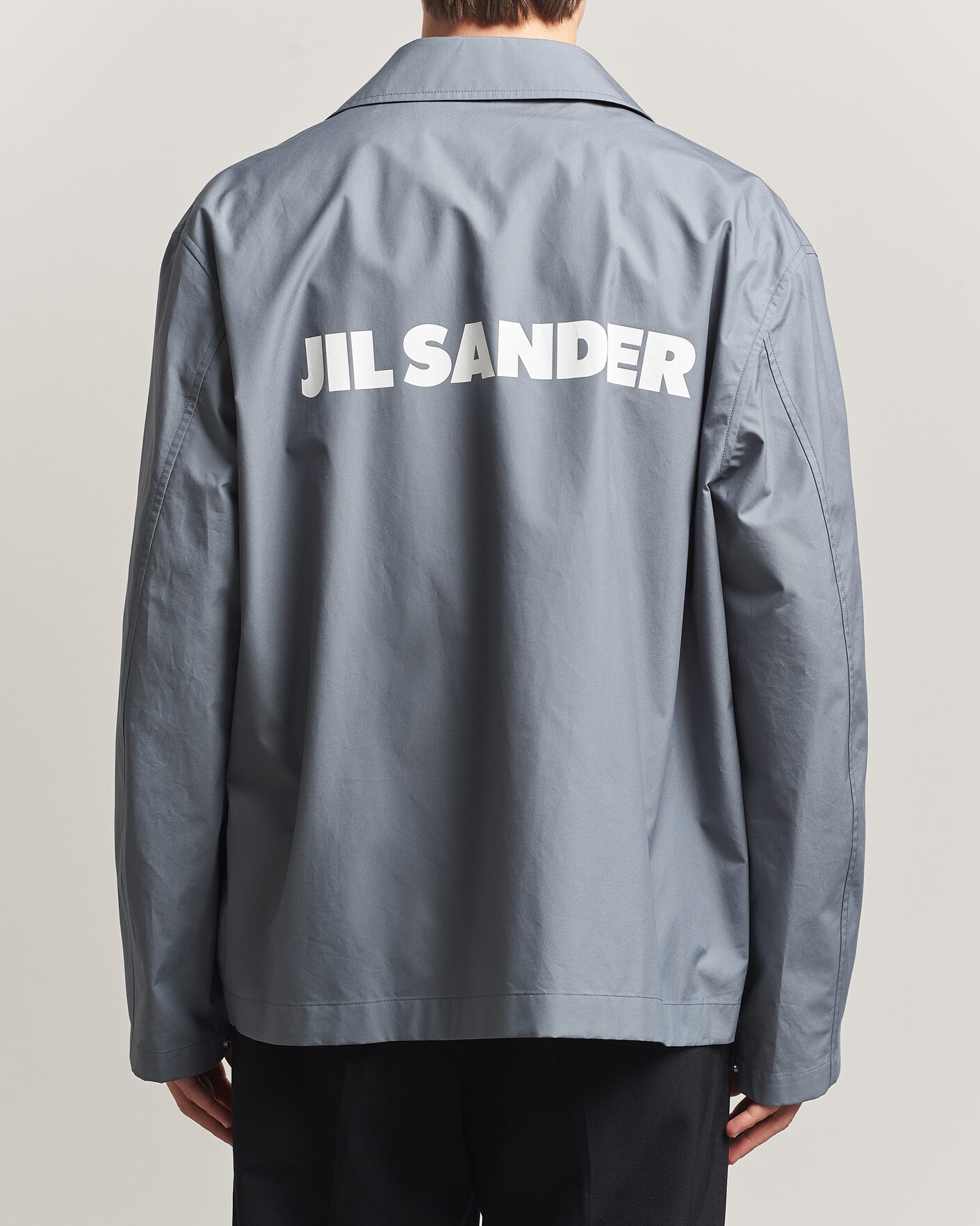 Mies | Takit | Jil Sander | Back Logo Bomber Jacket Grey