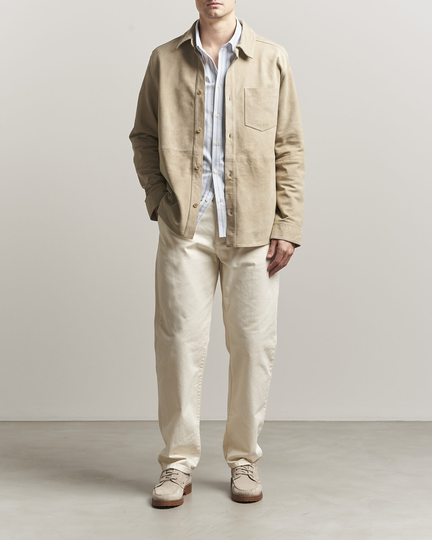 Mies | Housut | LES DEUX | Oscar Chino Pants Eggnog White