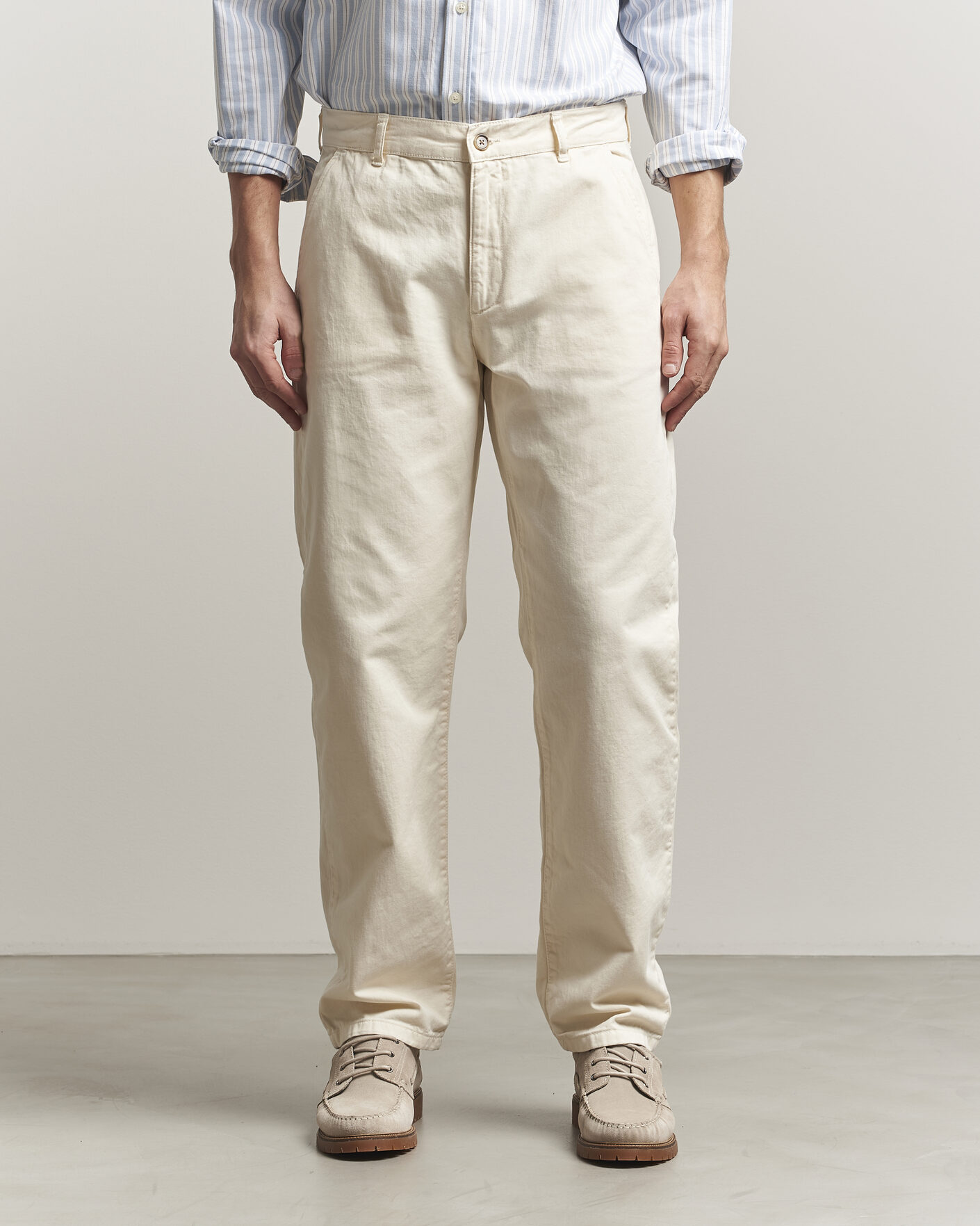 Mies | Housut | LES DEUX | Oscar Chino Pants Eggnog White