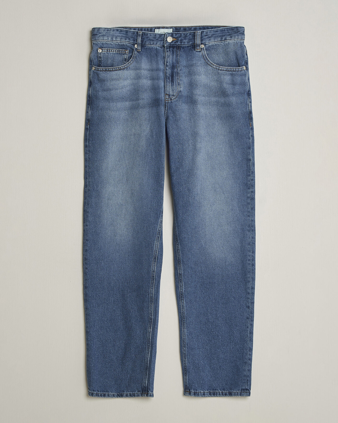 Mies | Housut | LES DEUX | Ryder Washed Jeans Medium Indigo Blue
