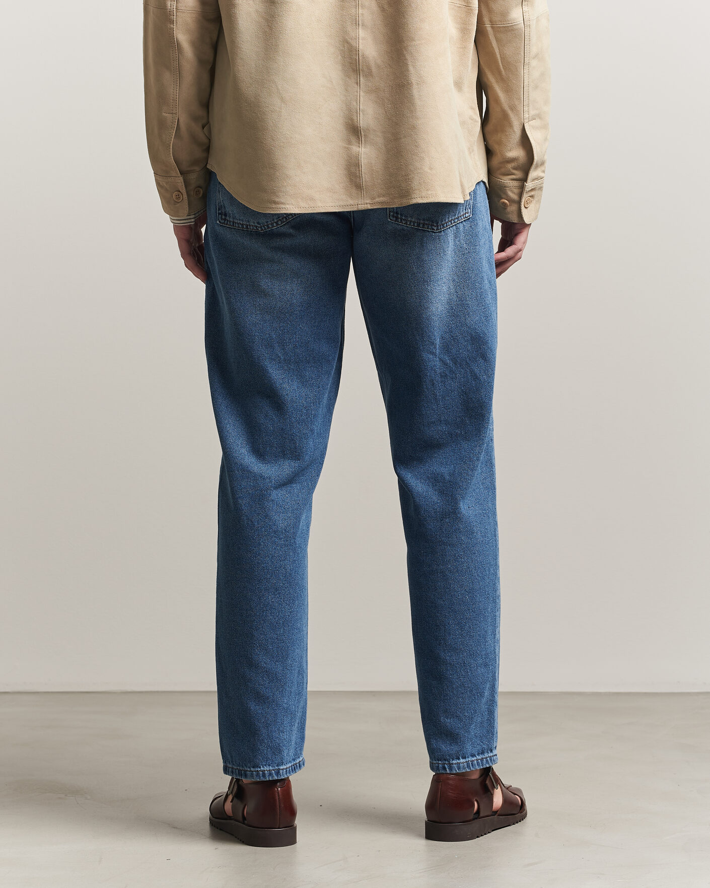 Mies | Housut | LES DEUX | Ryder Washed Jeans Medium Indigo Blue