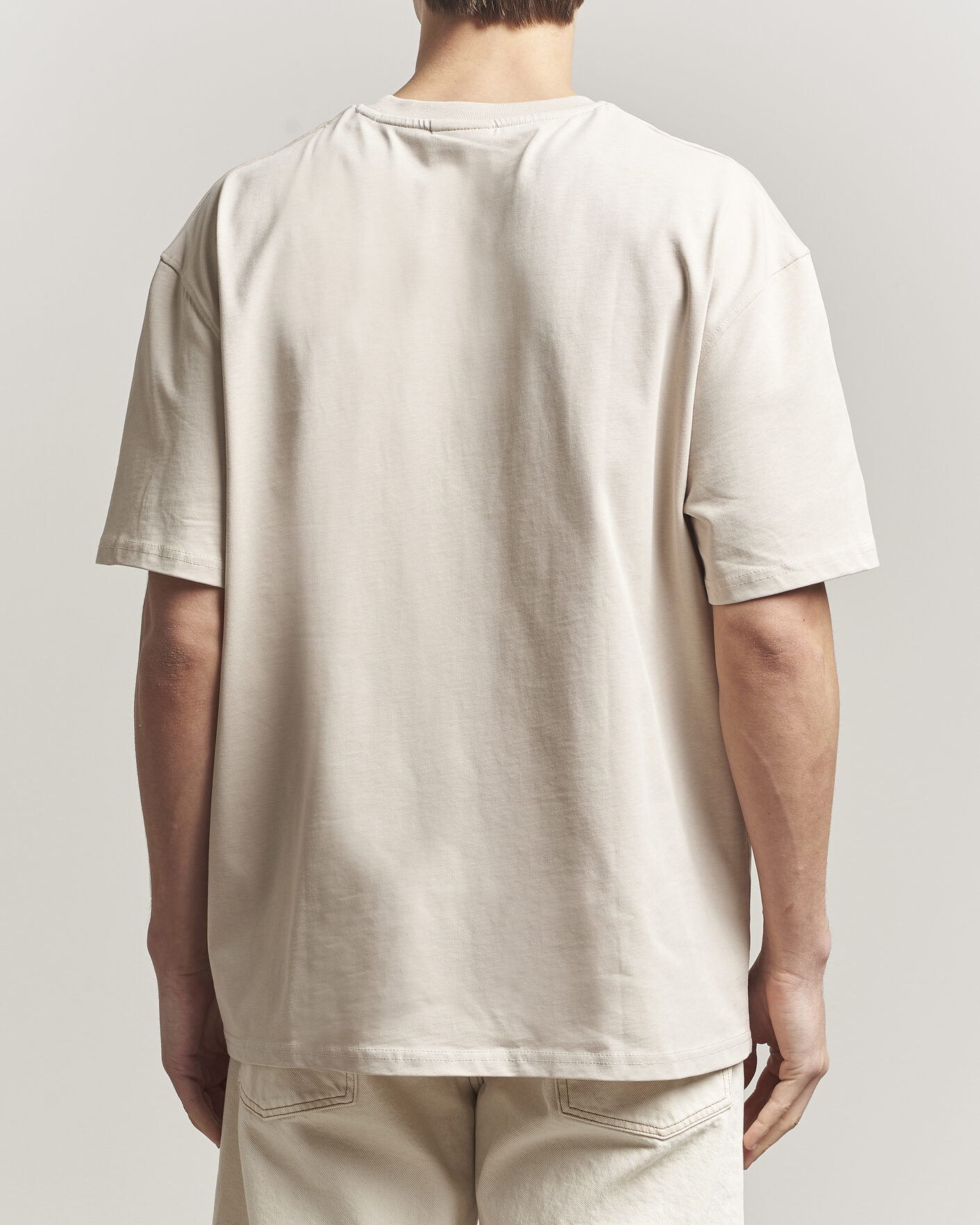 Mies | T-paidat | LES DEUX | Crew T-Shirt Light Sand