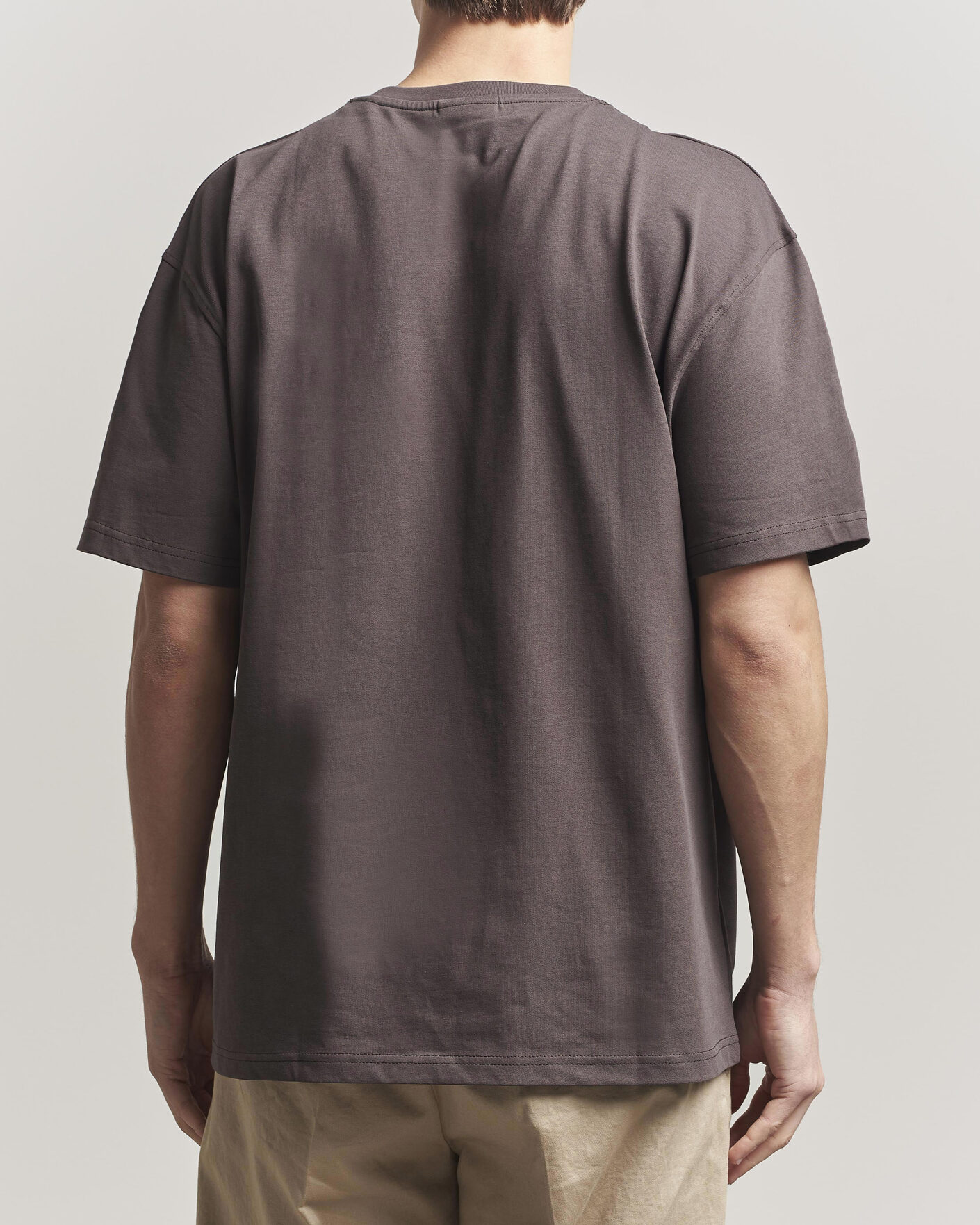 Mies | T-paidat | LES DEUX | Crew T-Shirt Coffee Brown
