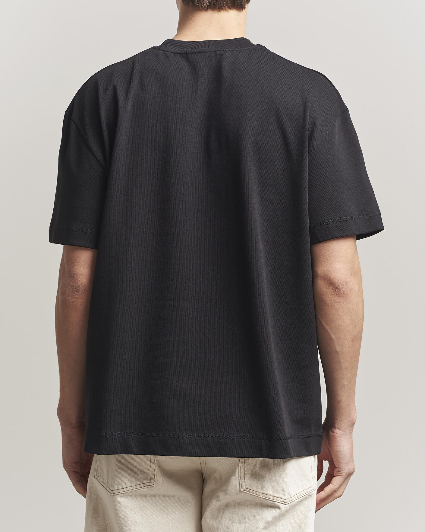 Mies | T-paidat | LES DEUX | Carl Heavyweight T-Shirt Black